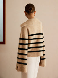 Oversized Streepjestrui voor Dames - Celina