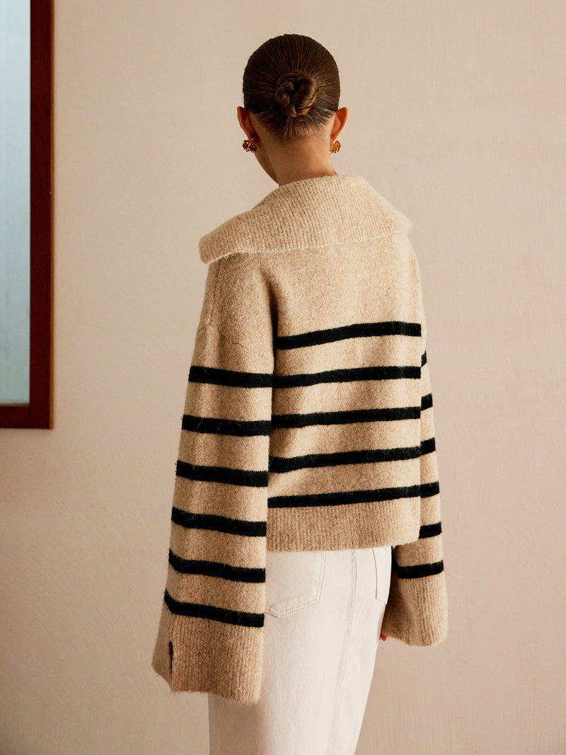 Oversized Streepjestrui voor Dames - Celina