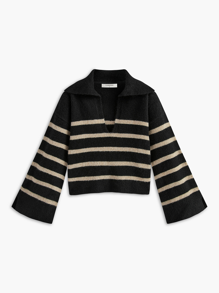Oversized Streepjestrui voor Dames - Celina