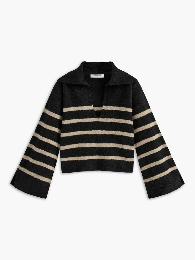 Oversized Streepjestrui voor Dames - Celina