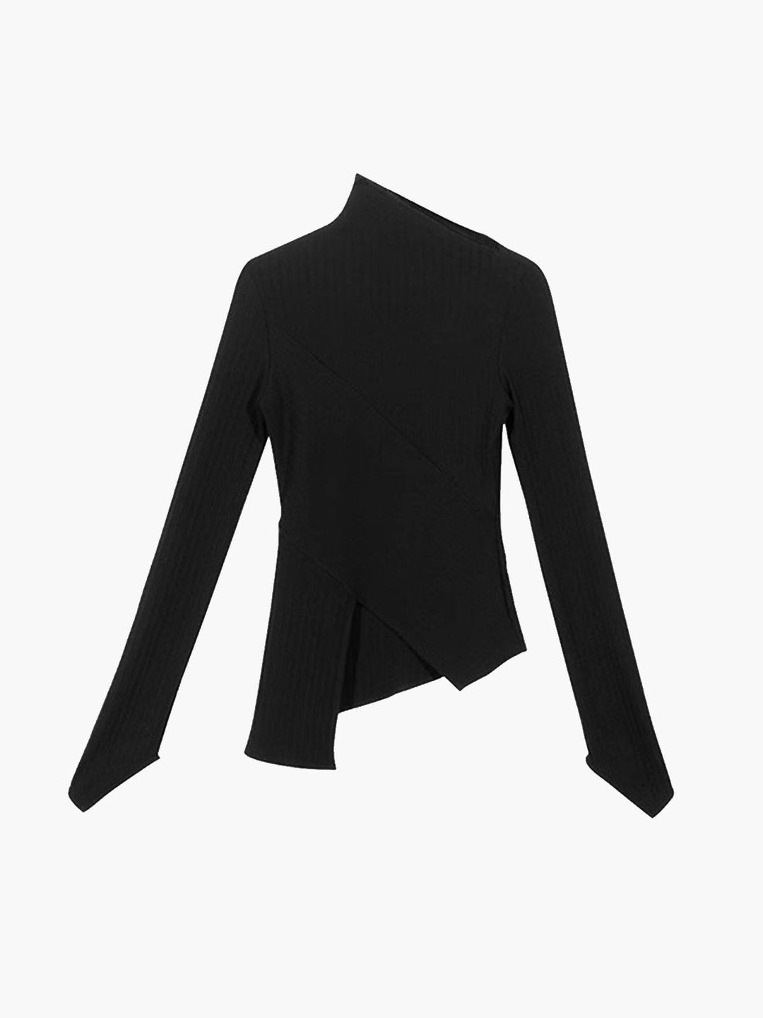 Asymmetrical Cut Sweater for Women - Amelia