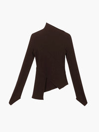 Asymmetrical Cut Sweater for Women - Amelia