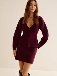 Sweater met V-Hals voor Dames - Celeste