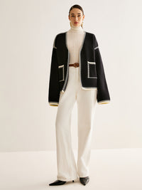 Gebonden Cardigan met Riem voor Dames - Celine