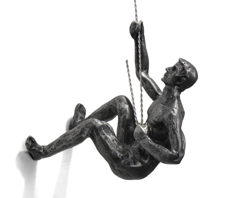 Bergbeklimmer Wandsculptuur – PeakFigures
