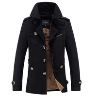 Sammy Jackson™ Michiel Winter Trench Coat | Trendy Warm Winter Coat