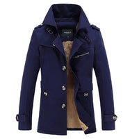Sammy Jackson™ Michiel Winter Trench Coat | Trendy Warm Winter Coat