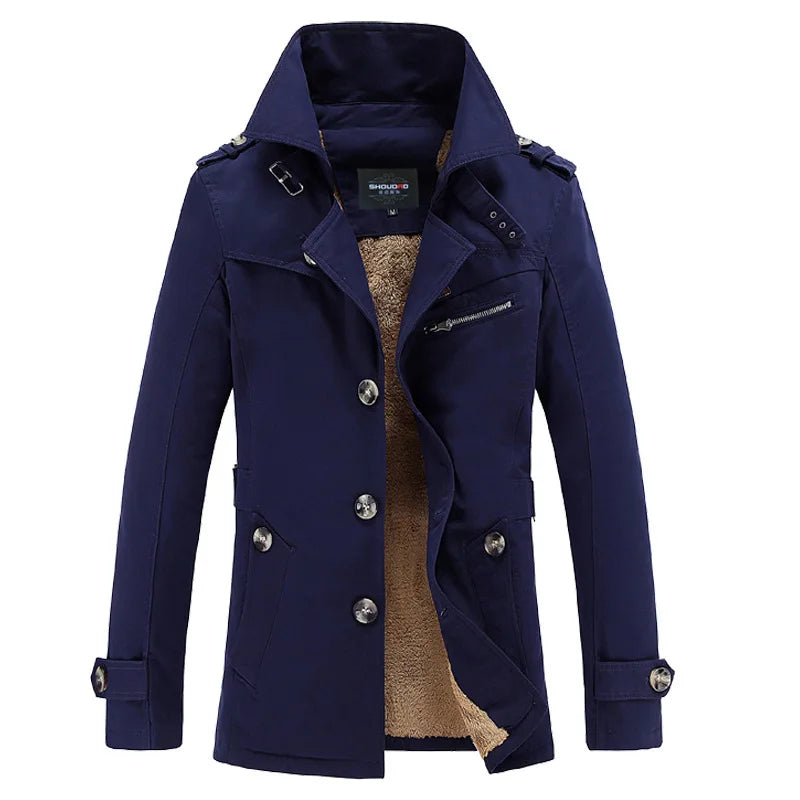 Sammy Jackson™ Michiel Winter Trench Coat | Trendy Warm Winter Coat