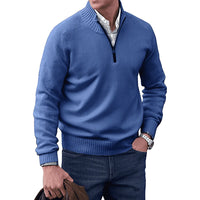 Sweter Sammy Jackson™ Dewitt Elegance | Komfort z kaszmiru z zamkiem błyskawicznym
