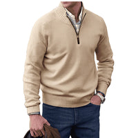 Sweter Sammy Jackson™ Dewitt Elegance | Komfort z kaszmiru z zamkiem błyskawicznym