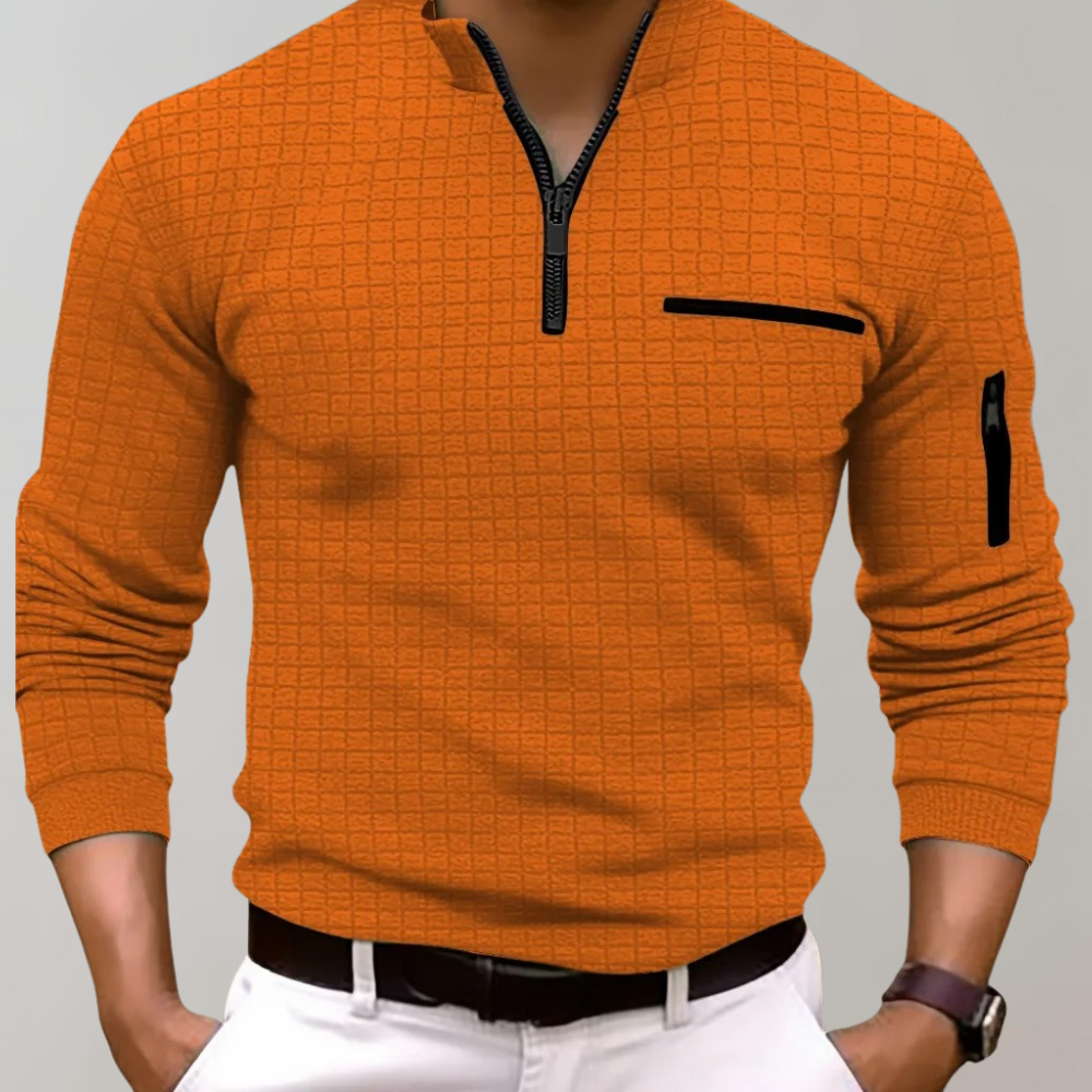Long Sleeve Polo for Men - Jasper