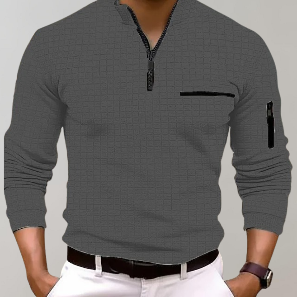 Long Sleeve Polo for Men - Jasper