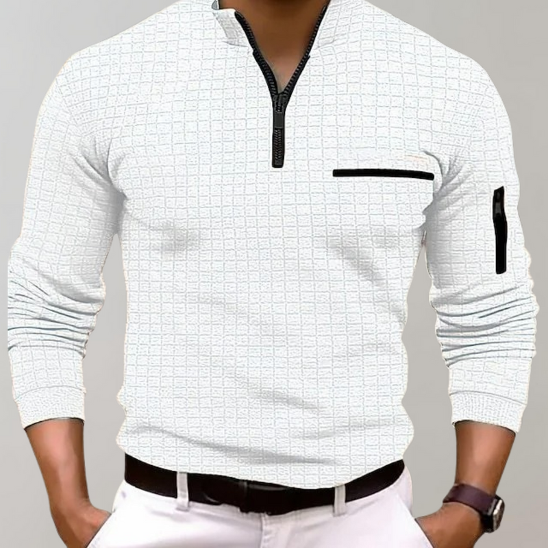 Long Sleeve Polo for Men - Jasper