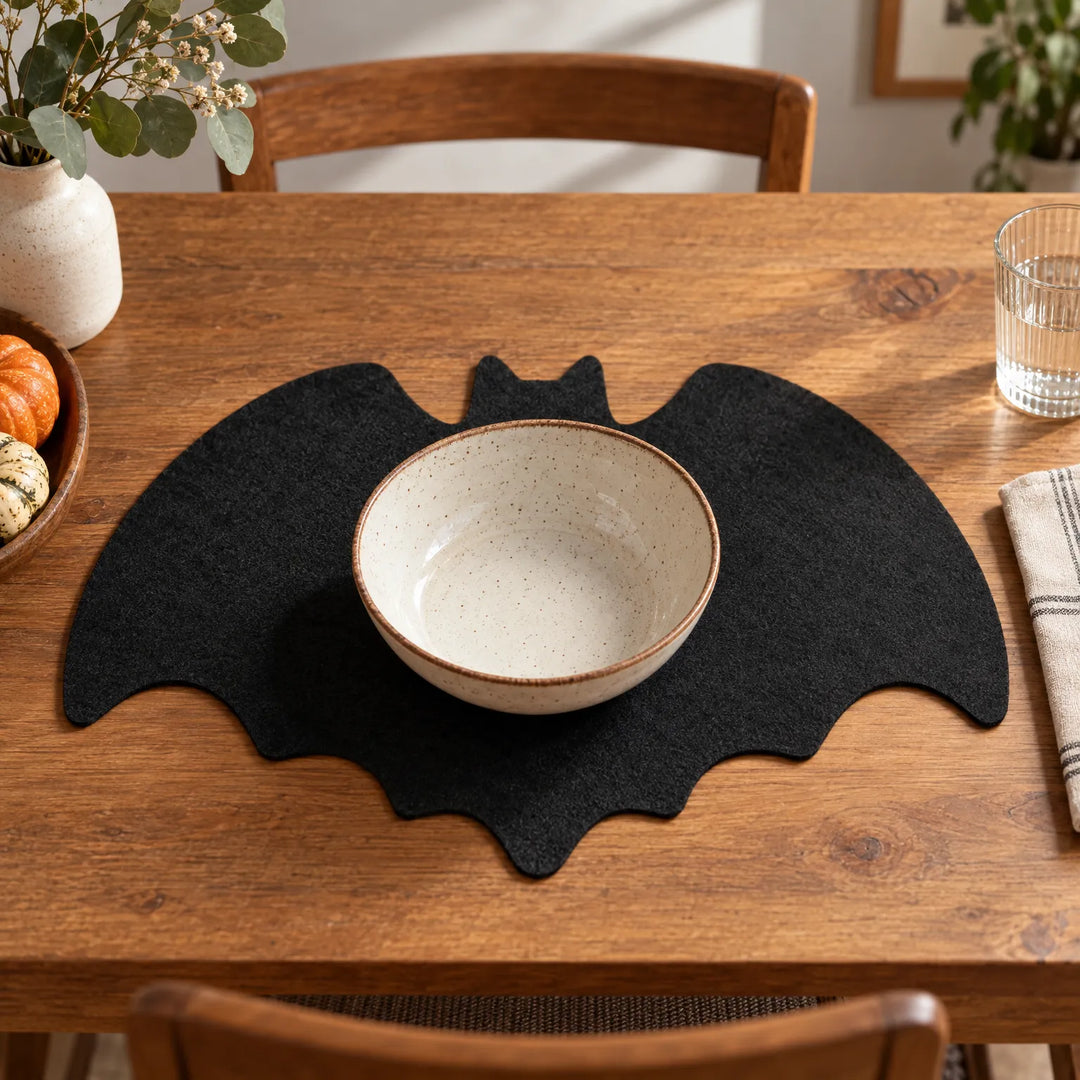 Bat Shaped Halloween Placemats - Noctura