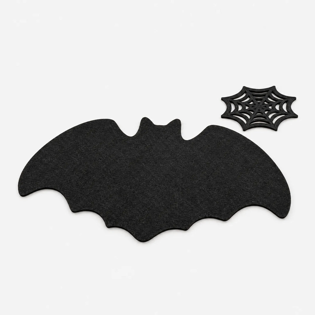 Bat Shaped Halloween Placemats - Noctura