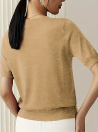 Spring Sweater with Short Sleeves – Mira