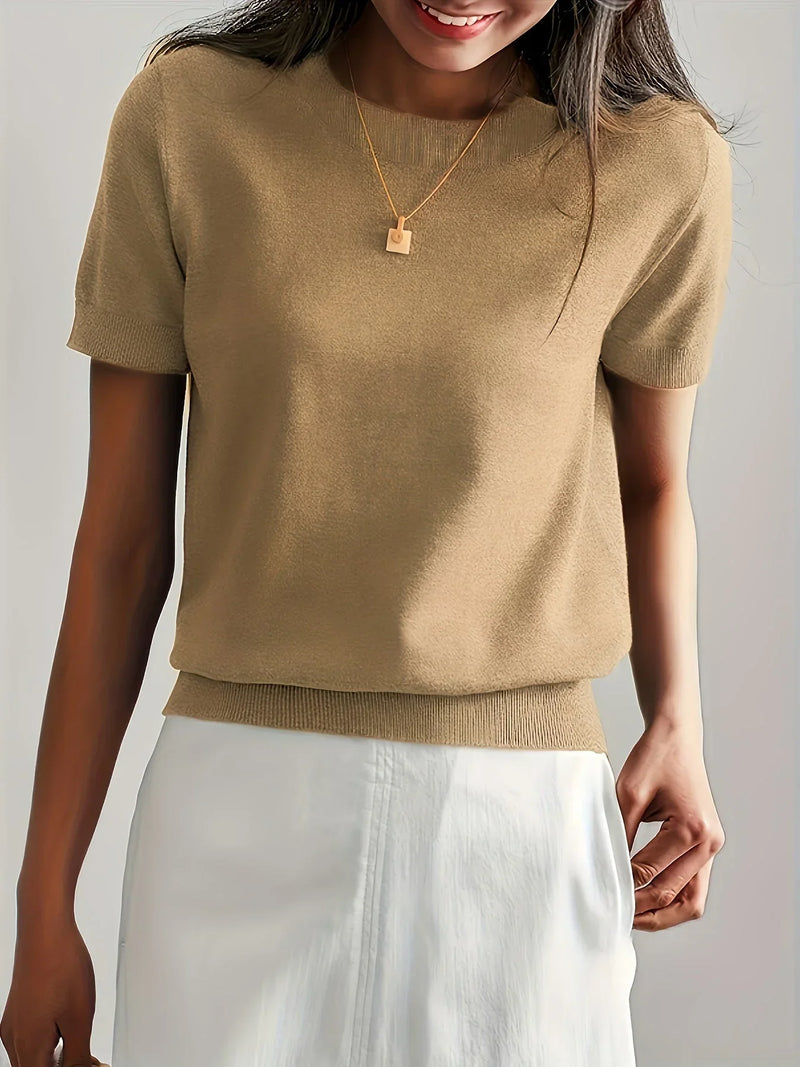 Women's Short Sleeve Sweater – Mila