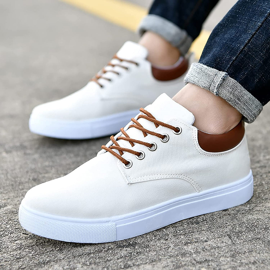 Sammy Jackson™ David Sneakers | Stoere herensneakers met witte zool