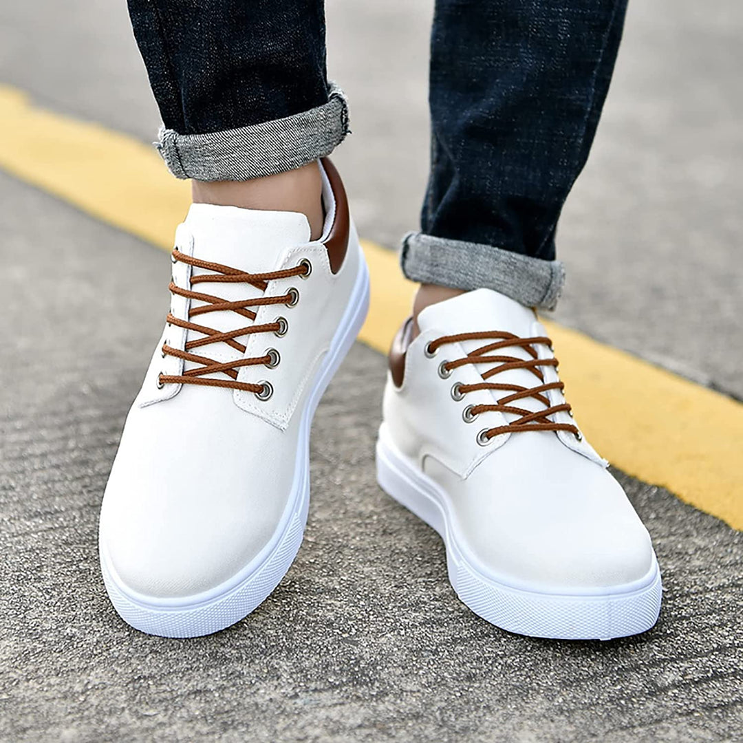 Sammy Jackson™ David Sneakers | Stoere herensneakers met witte zool