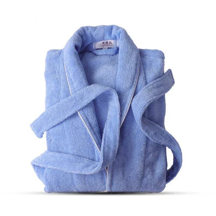Belted Towelling Dressing Gown For Women - Charlene