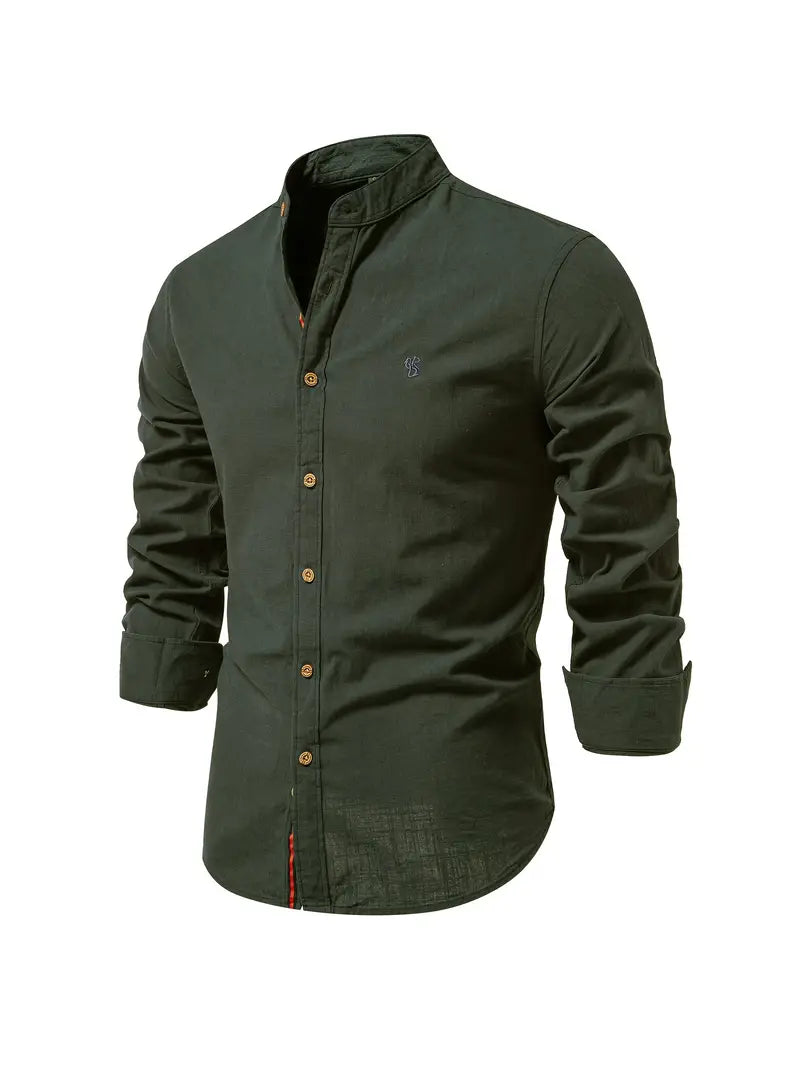 Modny męski shirt na wiosnę - Leon