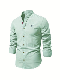 Modny męski shirt na wiosnę - Leon