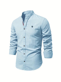 Modny męski shirt na wiosnę - Leon