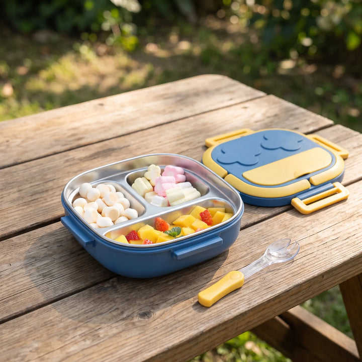 Bento Lunchbox Met Vakjes Voor Kinderen - Noshley