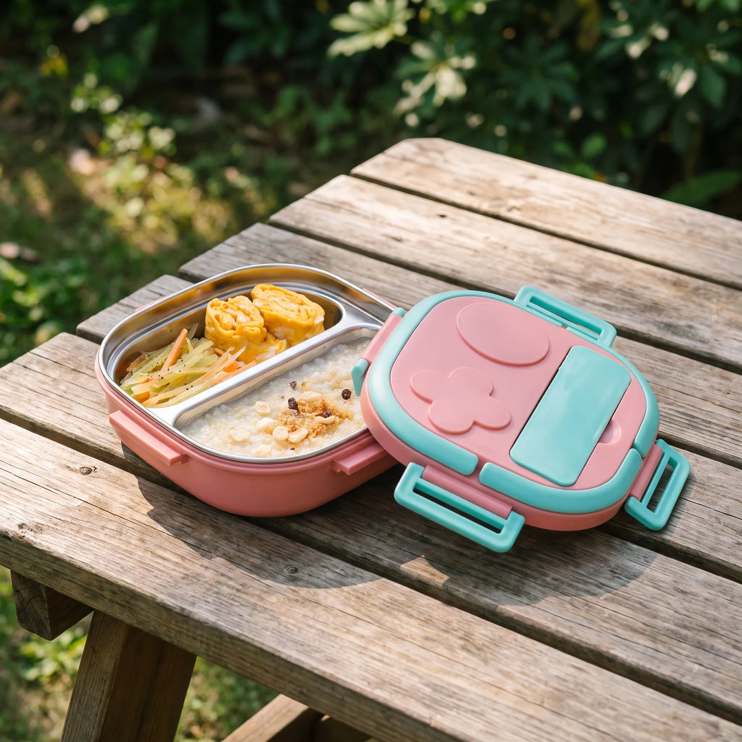 Bento Lunchbox Met Vakjes Voor Kinderen - Noshley