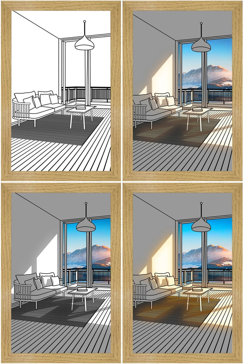 LED Illuminated Painting – Luminza