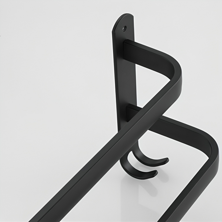 Towel Holder with Hooks - DrySpace