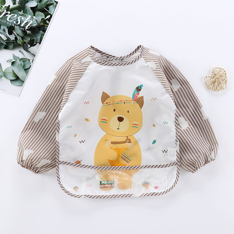 Waterproof Baby Bib with Sleeves