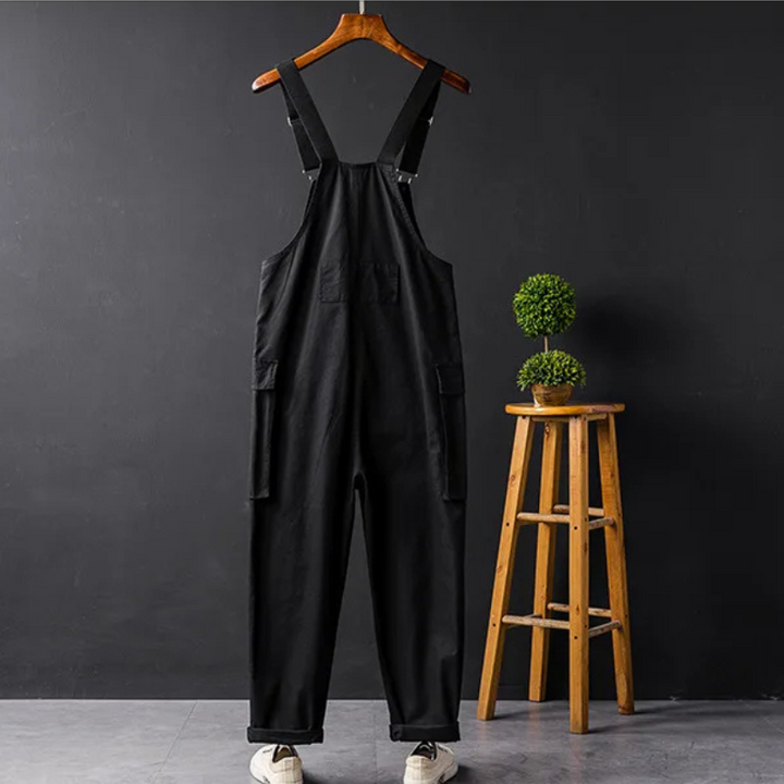 Bib-Front Dungarees With Chest Pocket - Elbert