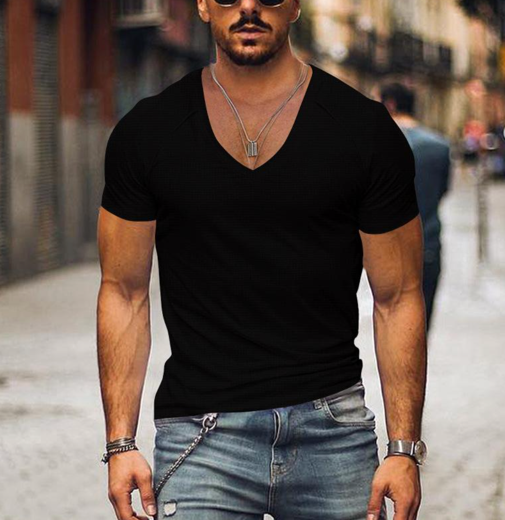 Men's V-Neck T-Shirt – Timo