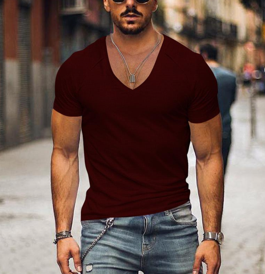 Men's V-Neck T-Shirt – Timo