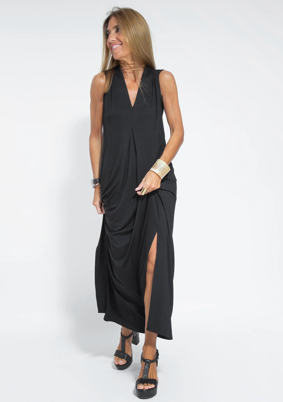 Two-piece Slimming Dress with Vest – Loreen