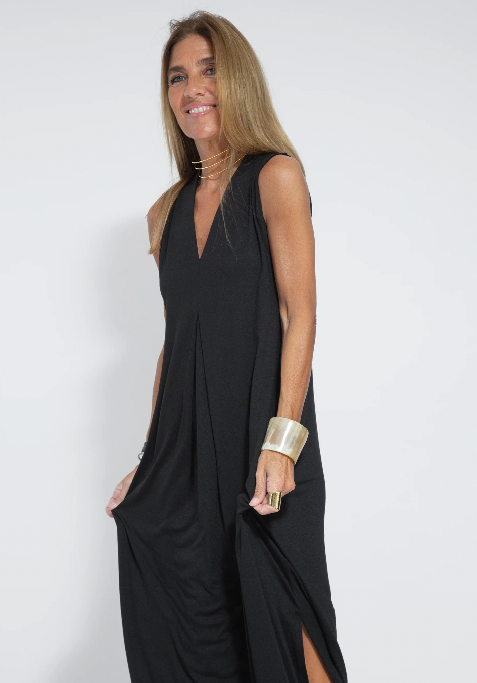 Two-piece Slimming Dress with Vest – Loreen