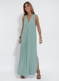 Two-piece Slimming Dress with Vest – Loreen