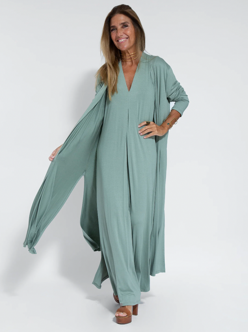 Two-piece Slimming Dress with Vest – Loreen