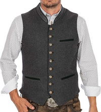 Classic Men's Vest with Modern Touch - Maxim