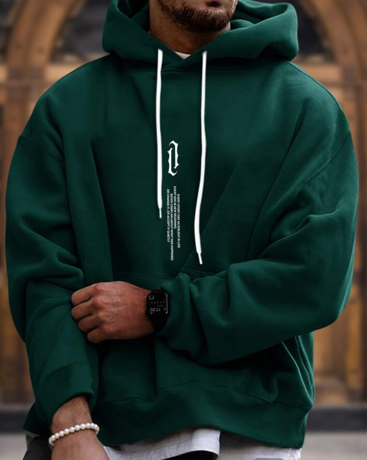 Tijdloze Heren Hoodie – Jace