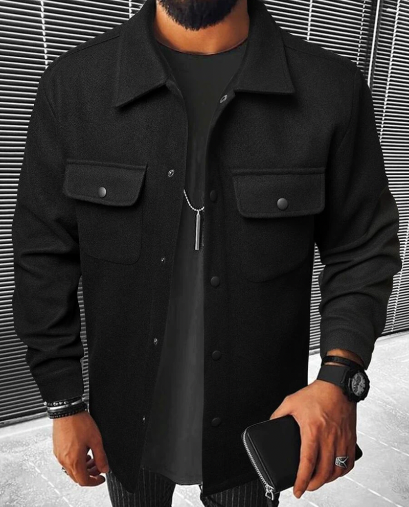 Warm Herenshirt met Zakken – Mateo