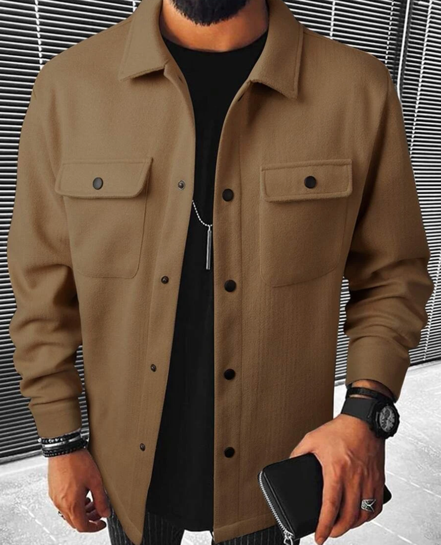 Warm Herenshirt met Zakken – Mateo
