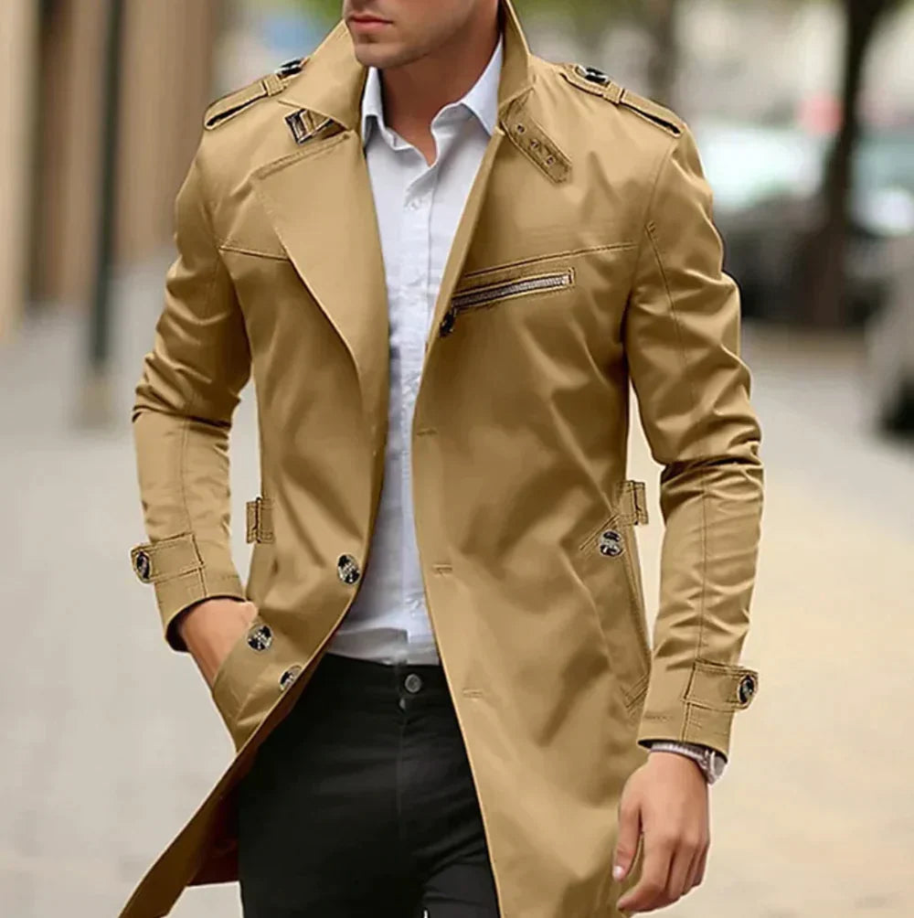 Classic Men's Trench Coat – Fabrizio