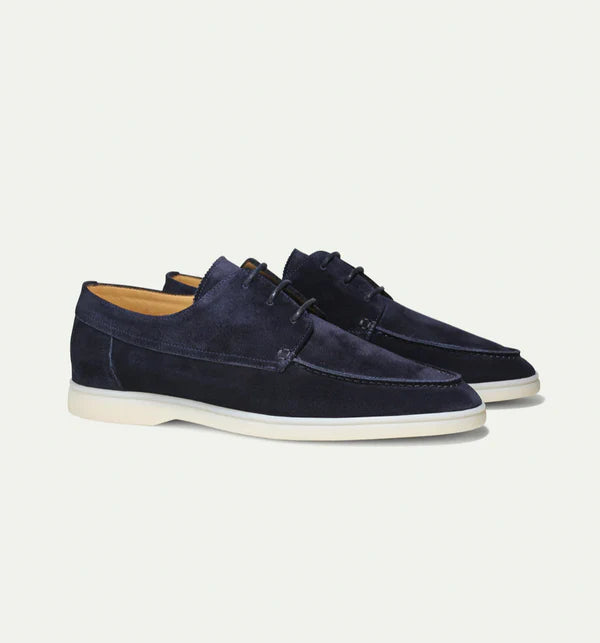 Luxury Leather Lace-Up Loafers for Men - Diederik