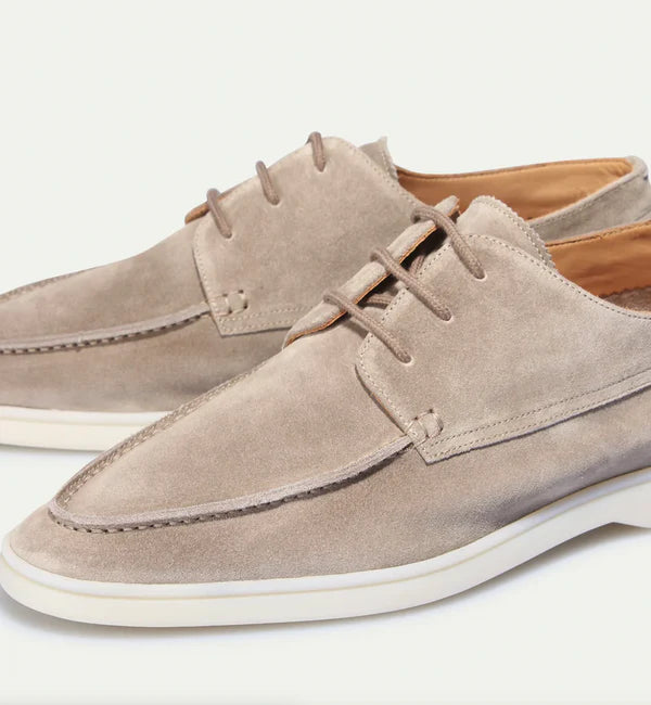 Luxury Leather Lace-Up Loafers for Men - Diederik