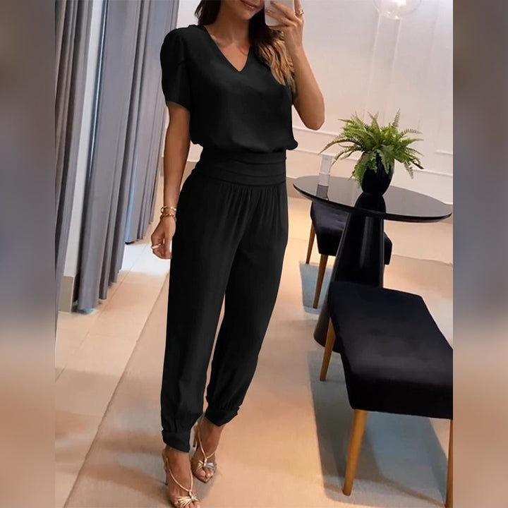 Stylowy Kombinezon z Nadrukiem - Nova