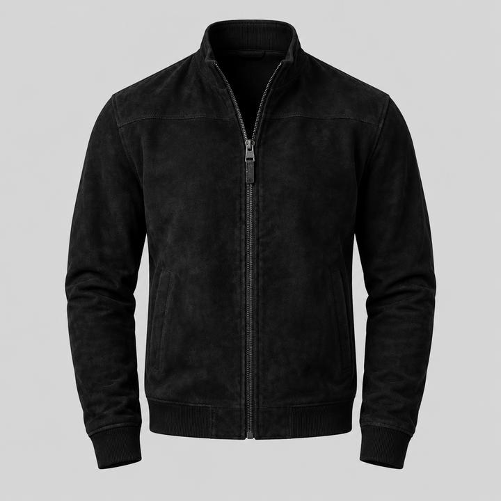 Blouson aviateur en daim pour homme au quotidien