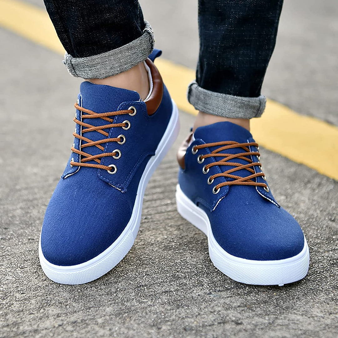 Sammy Jackson™ David Sneakers | Stoere herensneakers met witte zool