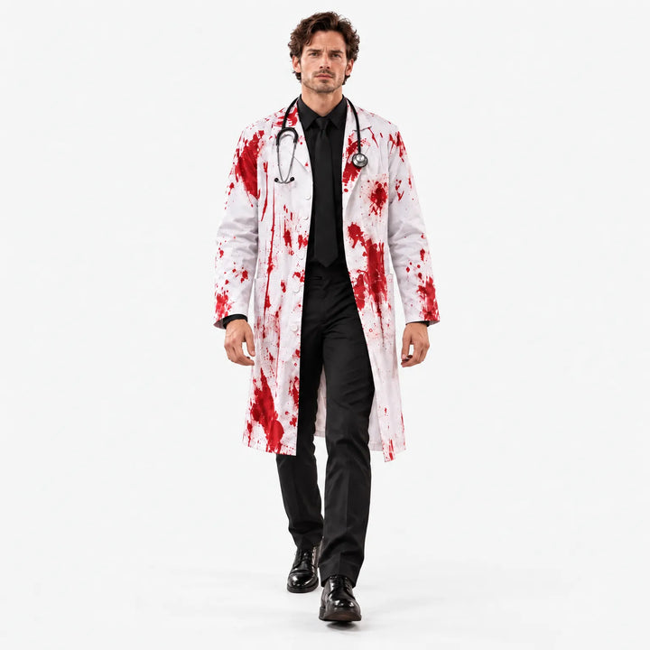 Blood-Spattered Hospital Costume - Zombedi
